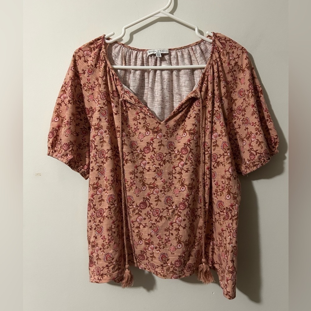 Maison D’Amélie ‎ Floral Top